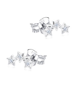 Triple Star Stud Earring STS-6941